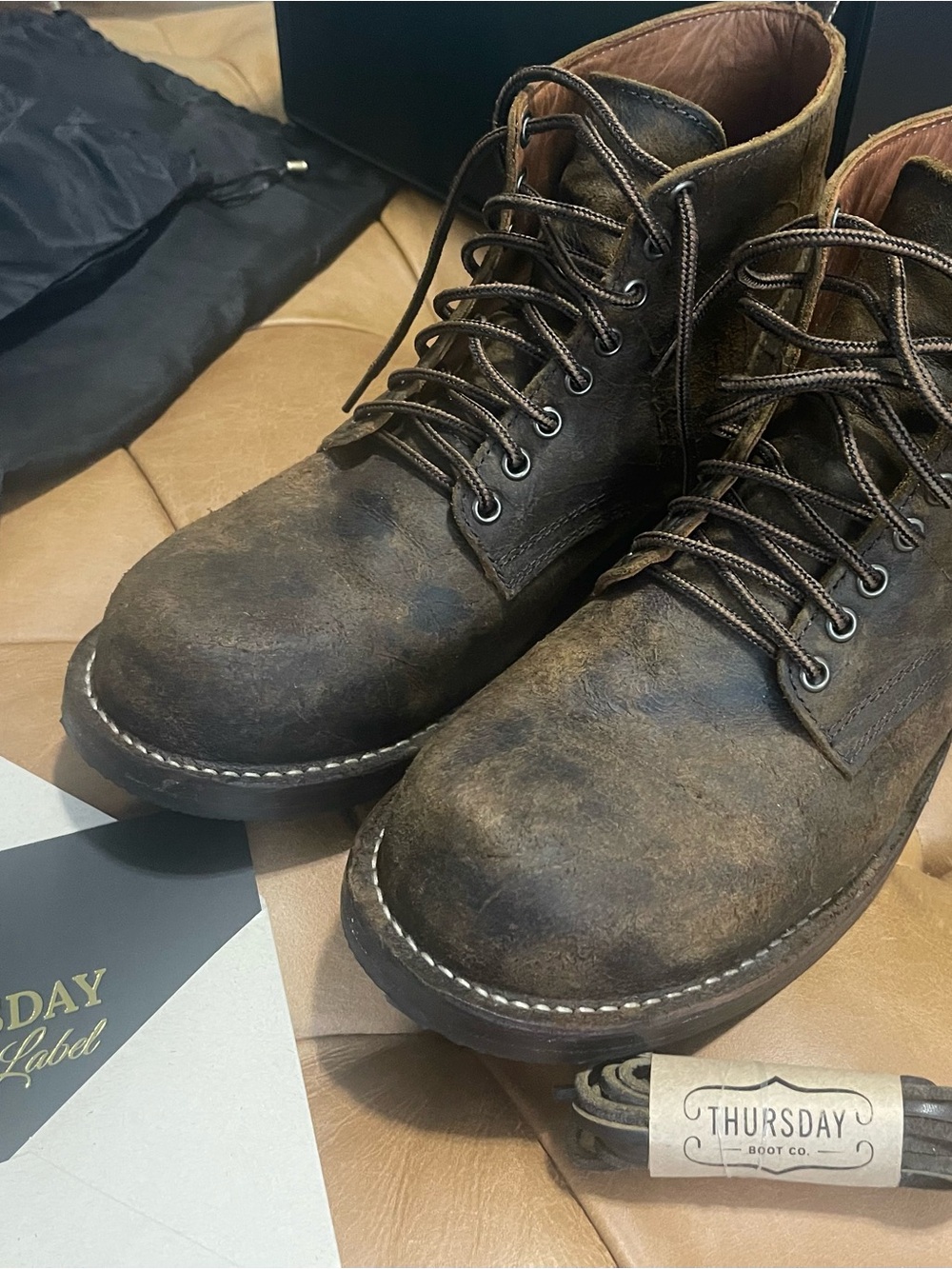 Thursday Black label Brawler boot